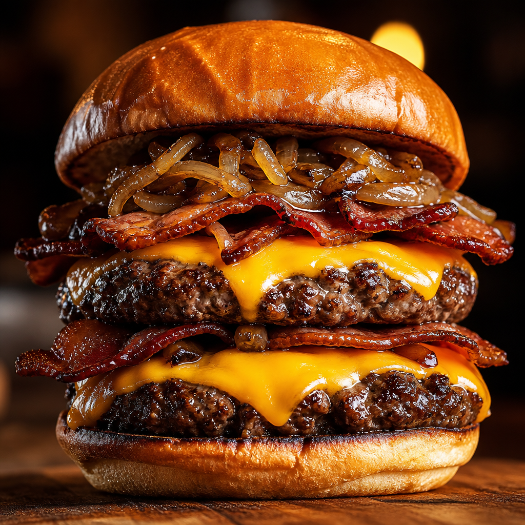Duplo Picanha Cheddar Bacon - Bella Fornalha